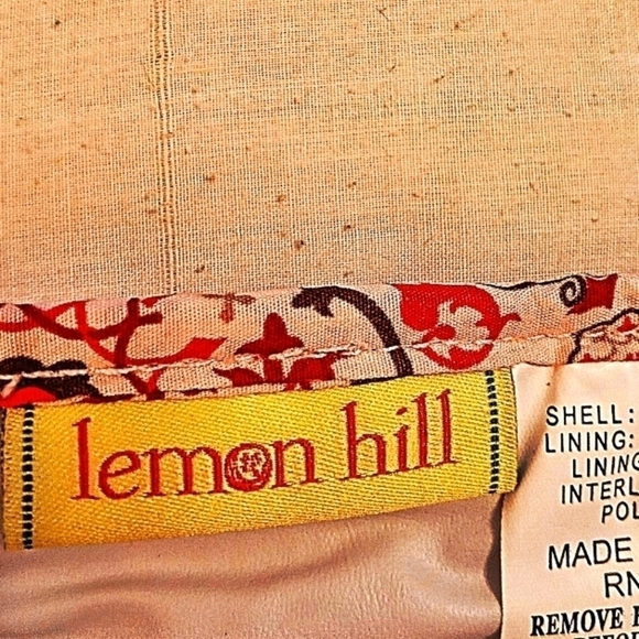 Lemon Hill Pink/White Floral Mini Satchel PVC Lining 100% Quilted Cotton NWOT - Picture 2 of 7